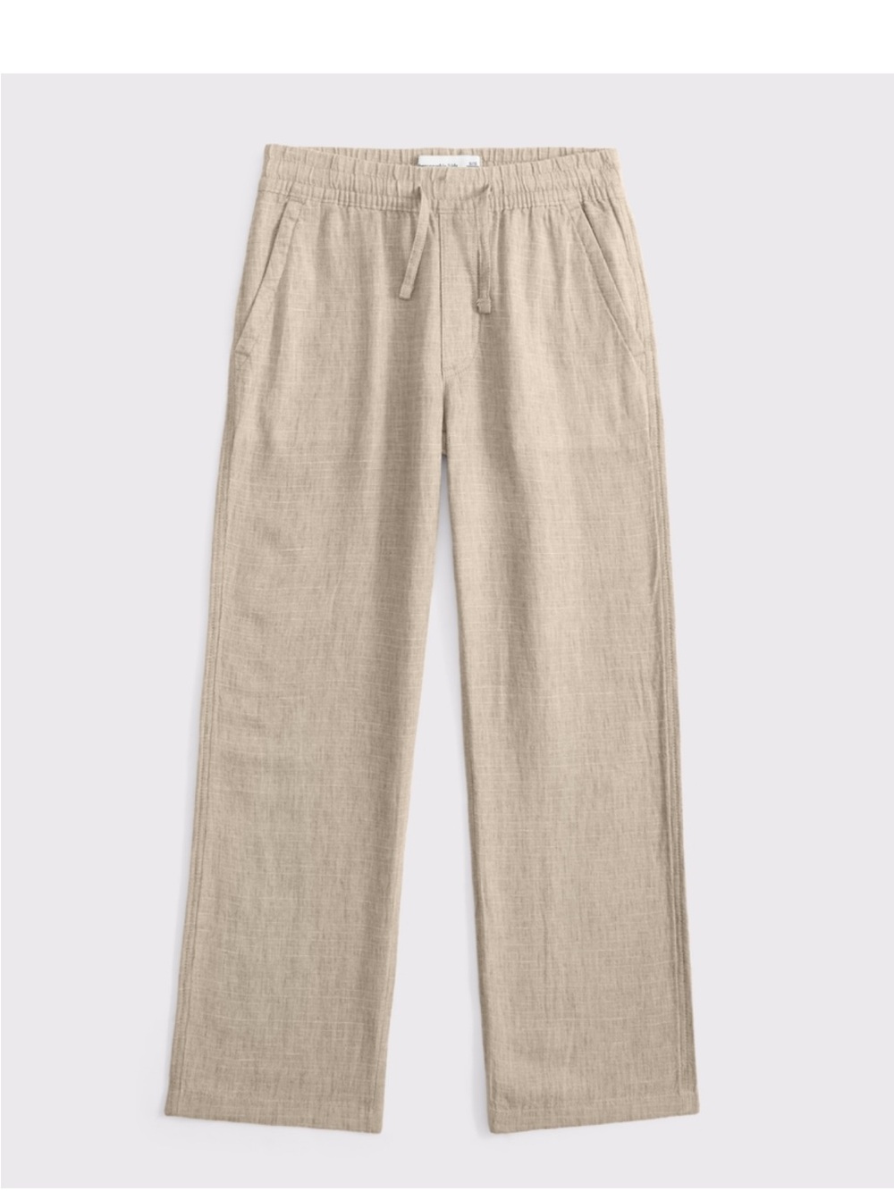 Abercrombie kids  Drawstring Linen-Blend Pants
